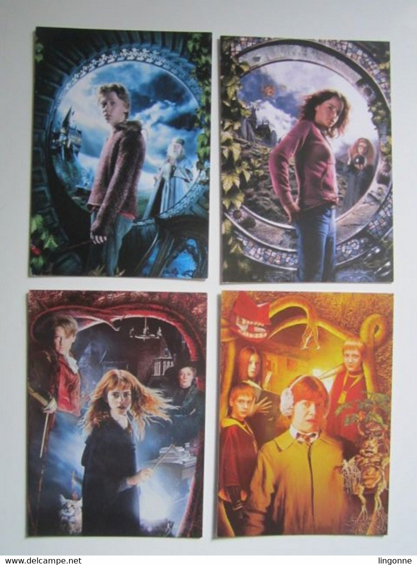 4 Cartes Harry Potter « La Magie Des Films » Panini Carte 5-6-7-8 - Harry Potter