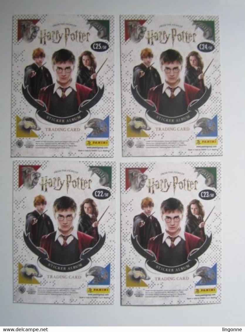 4 Cartes Harry Potter « La Magie Des Films » Panini Carte 22-23-24-25 - Harry Potter