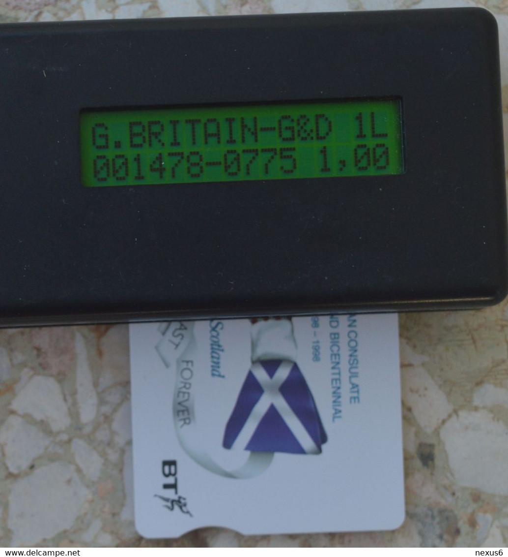 UK - BT (Chip) - PRO414 - BCI-073 - American Consulate In Scotland Bicentennial, 1£, 3.000ex, Mint - BT Promotionnelles