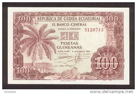 EQUATORIAL GUINEA P.  1 100 P 1969 UNC - Equatorial Guinea