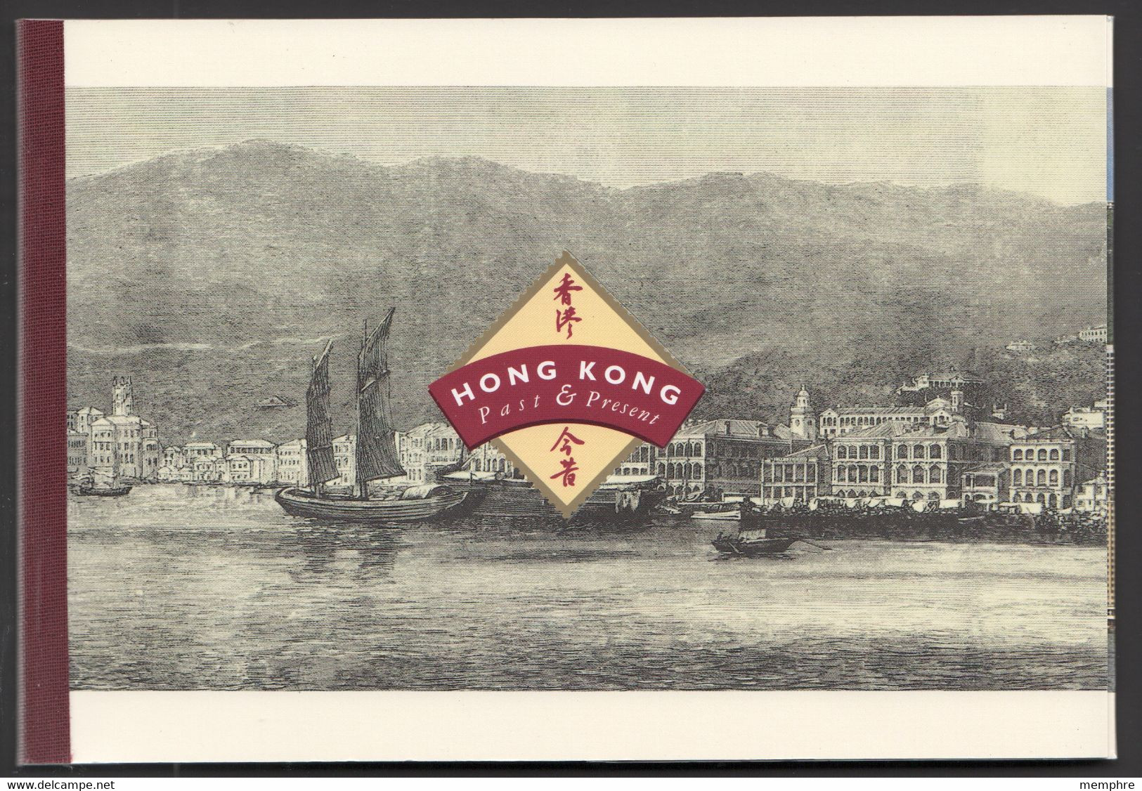 1997 Hong Kong Past And Present Presentation Booklet Includes 3 Souvenir Sheets - Postzegelboekjes