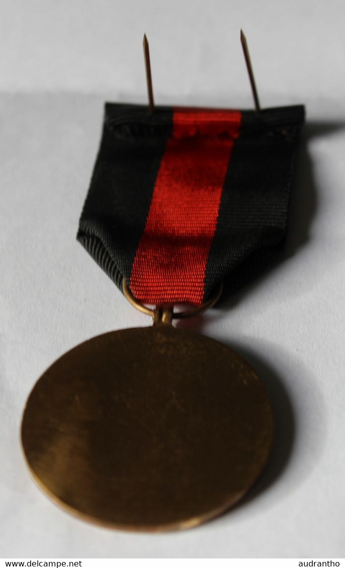 Médaille Belgique Reconnaissance De La FNC-NSB Fédération Nationale Combattants 2 Soldats D'Afrique Colonie - België