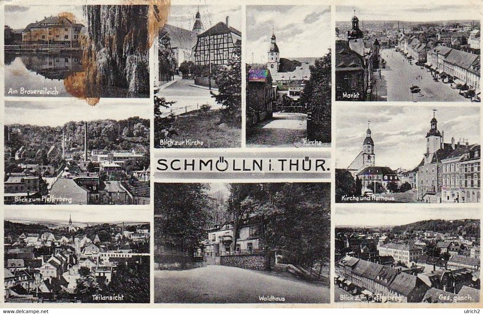 AK Schmölln - Thüringen - Mehrbildkarte - 1939 (56929) - Schmölln