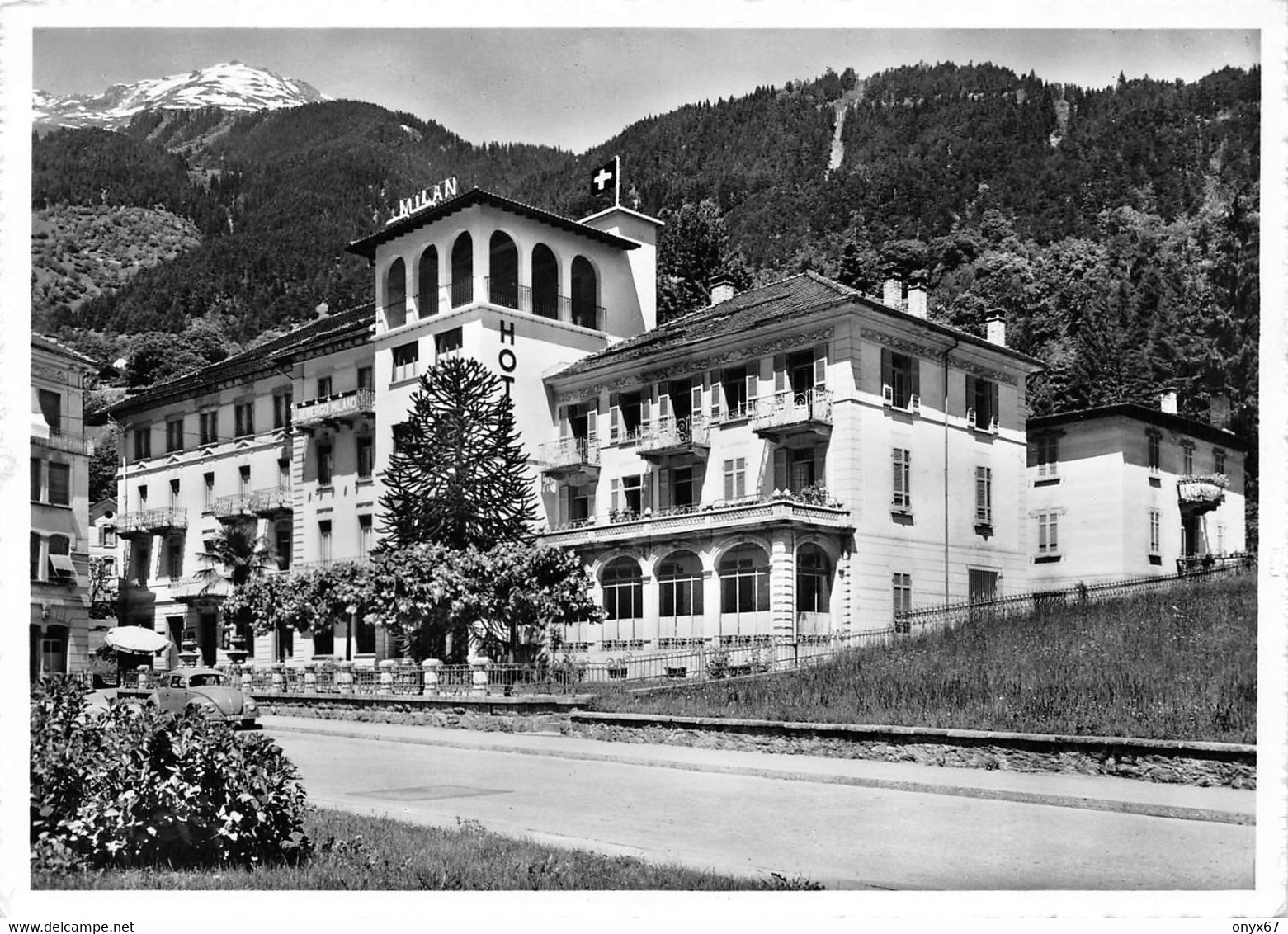 GF-FAIDO-Suisse-Schweiz-Zwitzerland-Svizzera-Tessin-Ticino-Albergo Milano Faido Stazione-Coccinelle Foto Borelli Airolo - Airolo