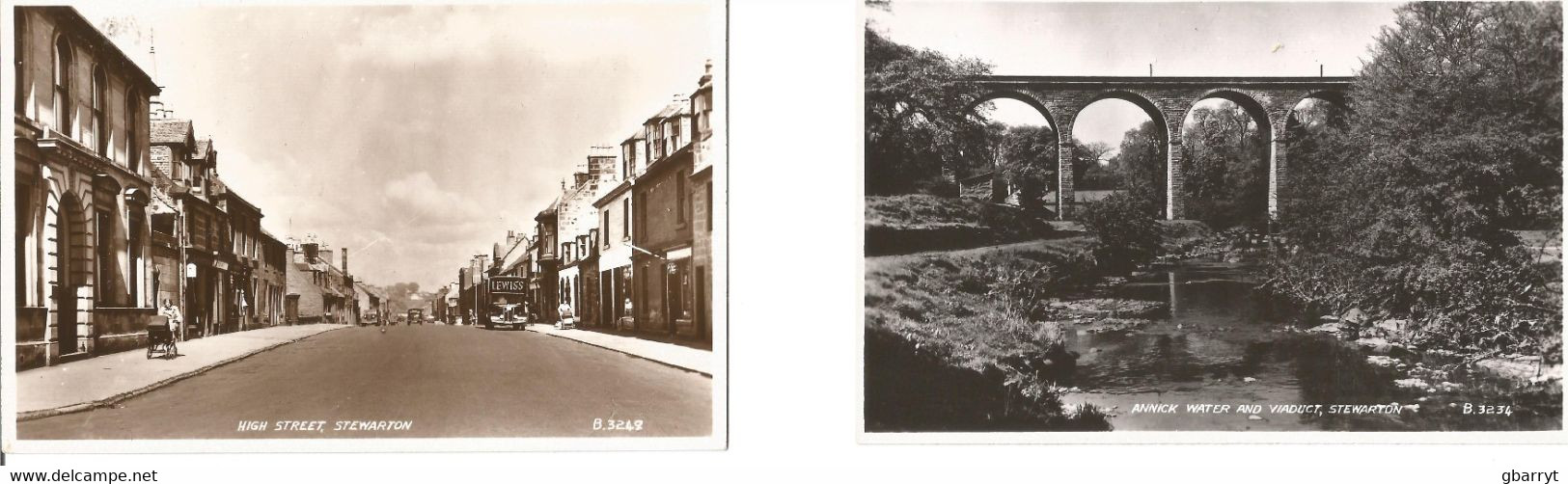 14 Real Photo Postcards Of Stewarton Scotland..........(Box 5) - Ayrshire