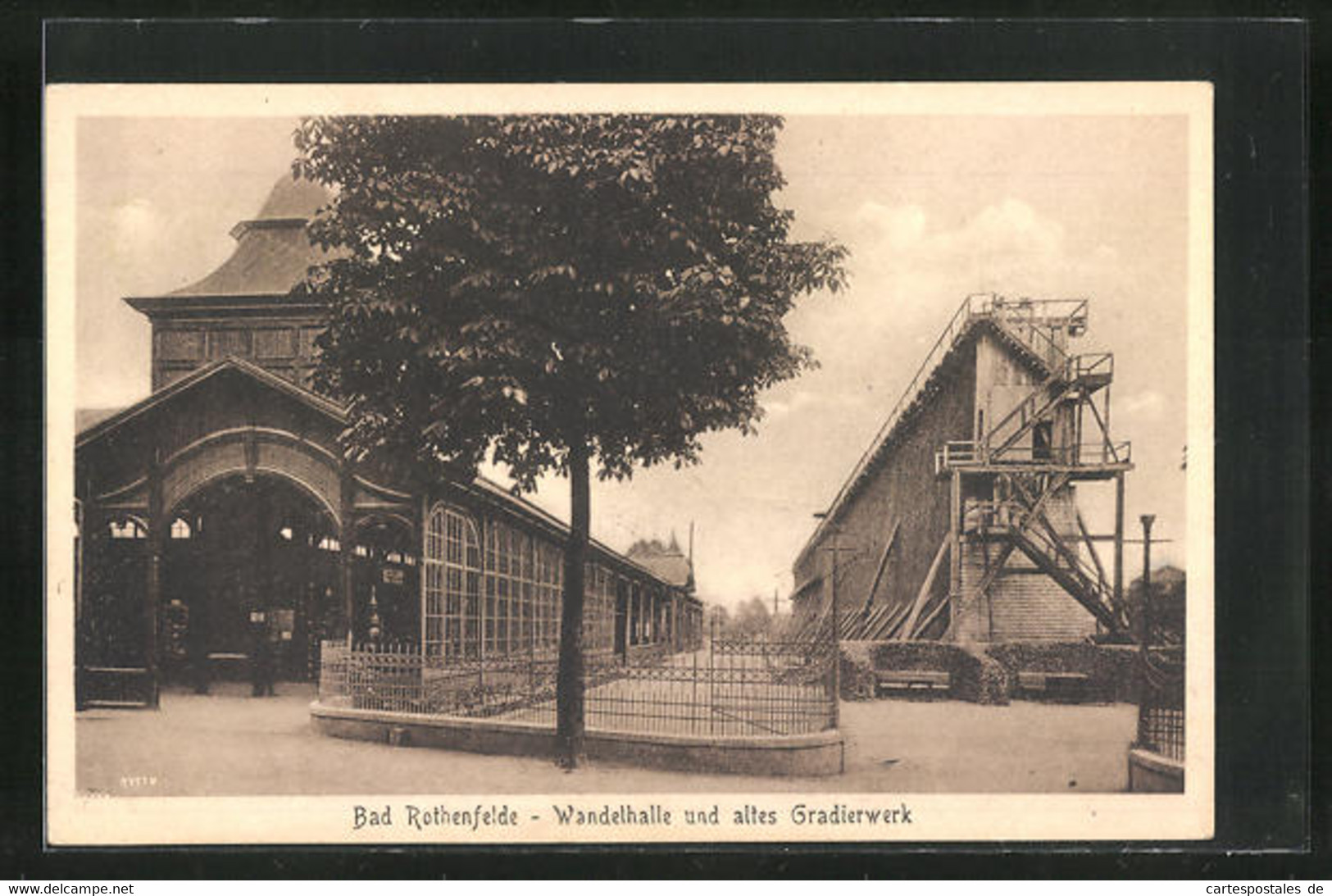 AK Bad Rothenfelde, Wandelhalle Und Altes Gradierwerk - Bad Rothenfelde