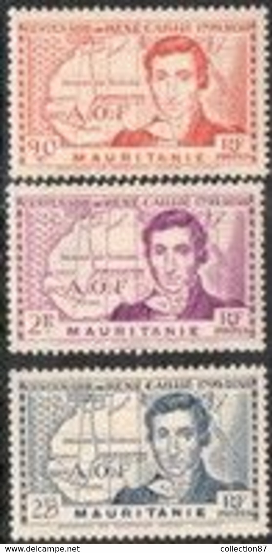 MAURITANIE * < CENTENAIRE De RENE CAILLE 1939 - 1939 Centenaire De René Caillé