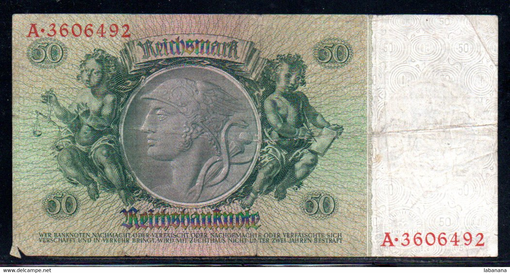 481-Allemagne 50m 1933 A360 - 50 Reichsmark