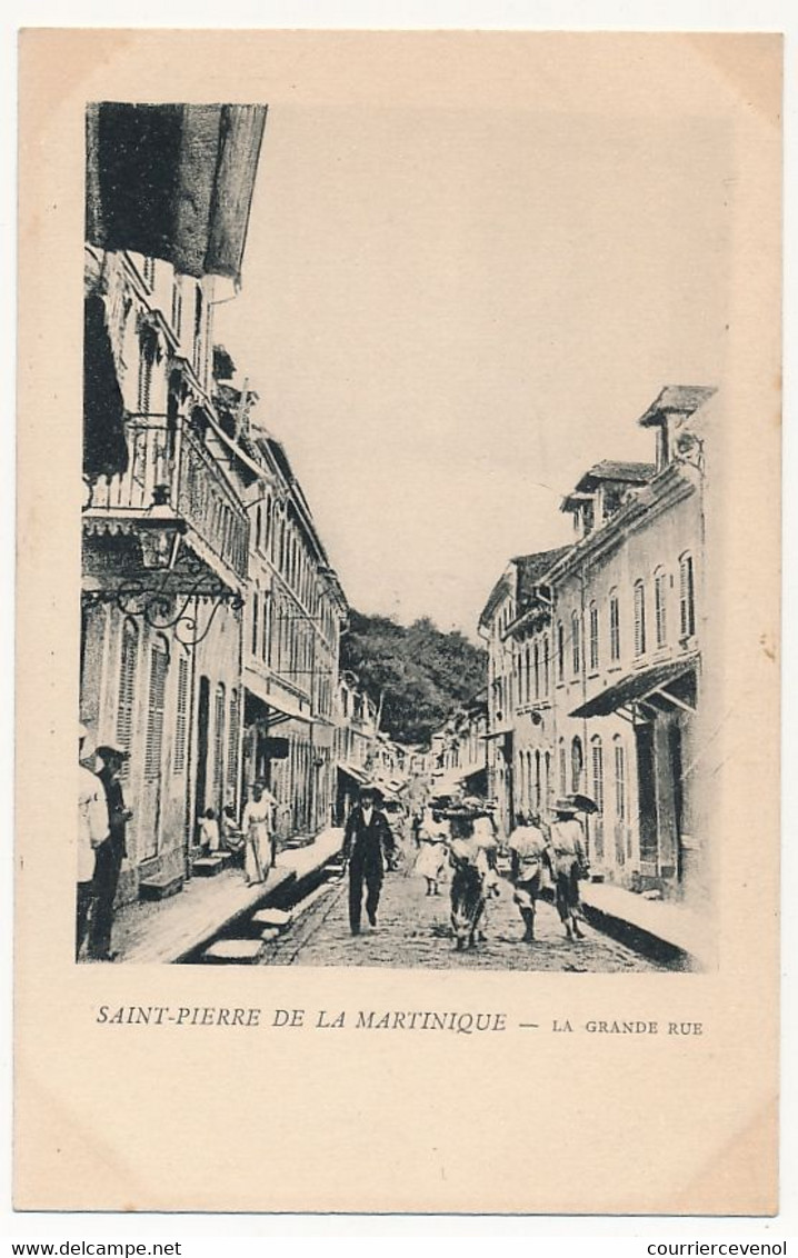 CPA - MARTINIQUE - SAINT-PIERRE De La Martinique - La Grande Rue - Otros & Sin Clasificación