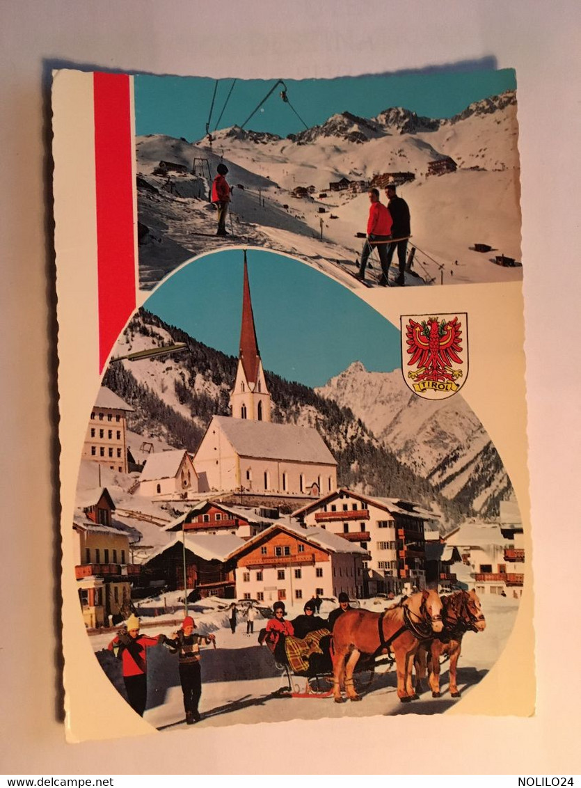 Cpm, Multivues, Wintersportort Sölden, Ötztal, Tirol, écrite, Timbre, éd Alpina Druck (réf 08 04) - Sölden