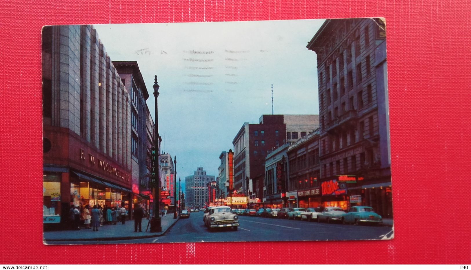 South Salina Street Begins To Glow In Colored Neon.Syracuse - Syracuse