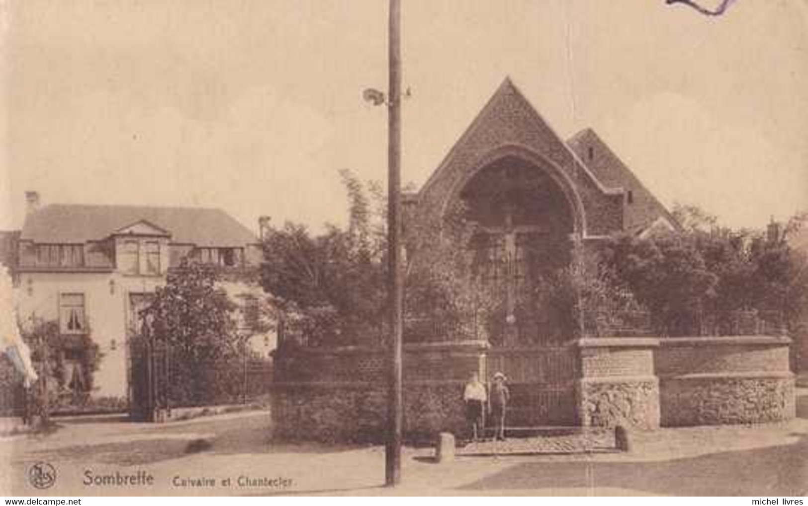 Sombreffe - Calvaire Et Chantecler - Circulé - Animée - Léger Pli - Sombreffe