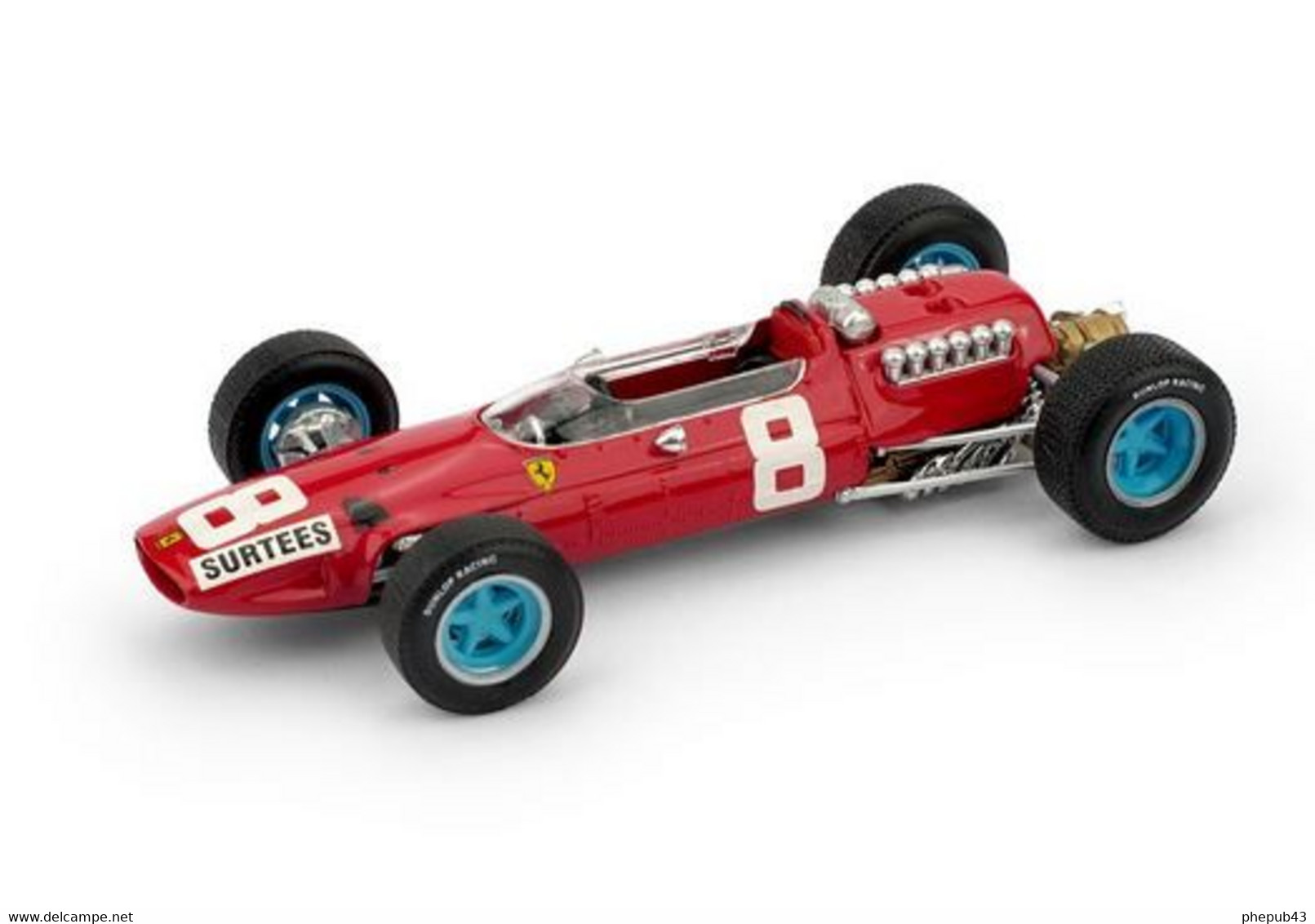 Ferrari 512 F1 - John Surtees - GP Italy 1965 #8 - Brumm - Brumm