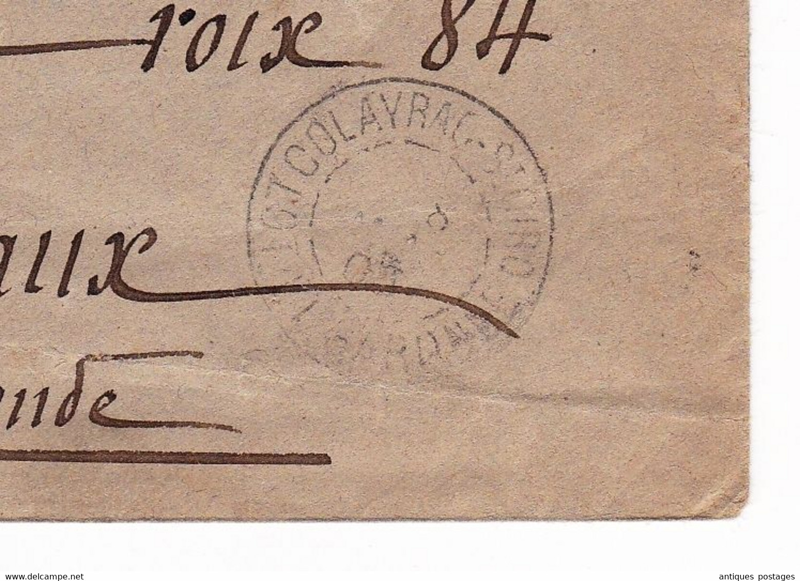 Lettre 1903 Mouchon Colayrac Saint Cirq Lot Et Garonne Pour Bordeaux Gironde Firmin Larribal Manufacture Balai - 1900-02 Mouchon