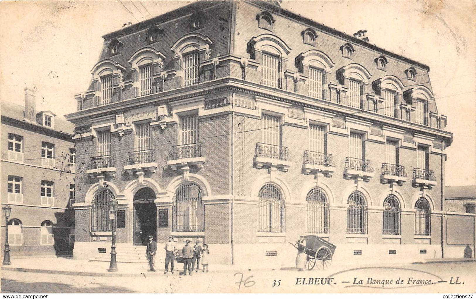 76-ELBEUF- LA BANQUE DE FRANCE - Elbeuf