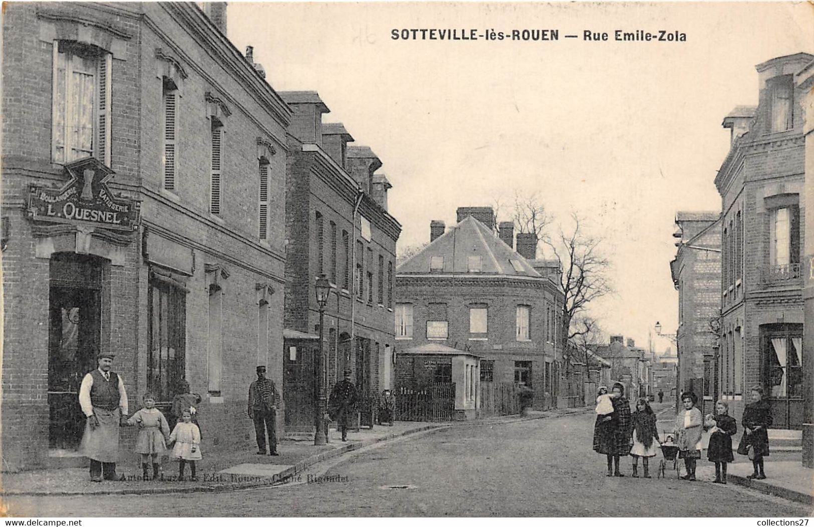 76-SOTTEVILLE-LES-ROUEN-RUE EMILE ZOLA - Sotteville Les Rouen