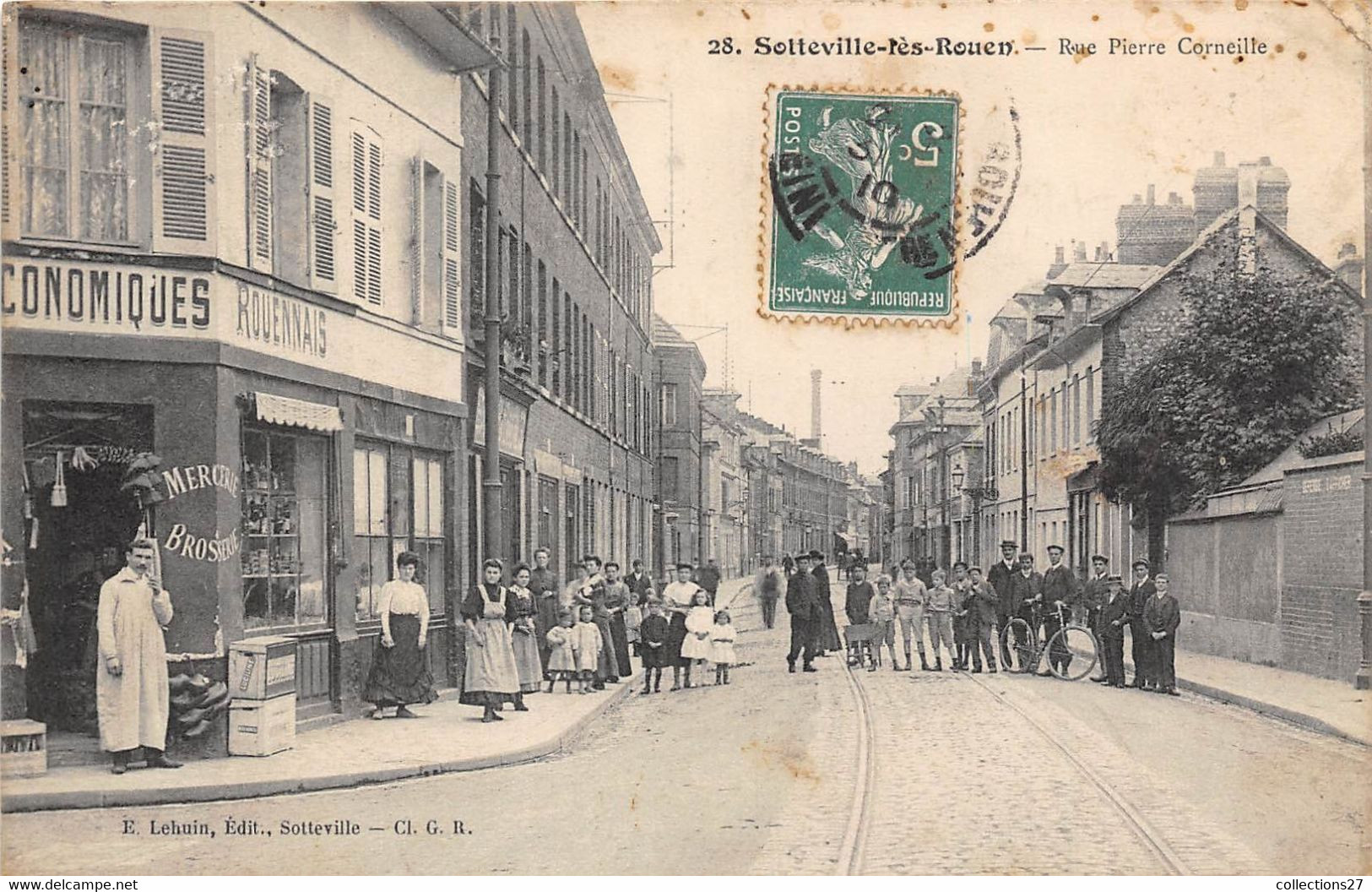 76-SOTEVILLE-LES-ROUEN- RUE IERRE CORNEILLE - Sotteville Les Rouen
