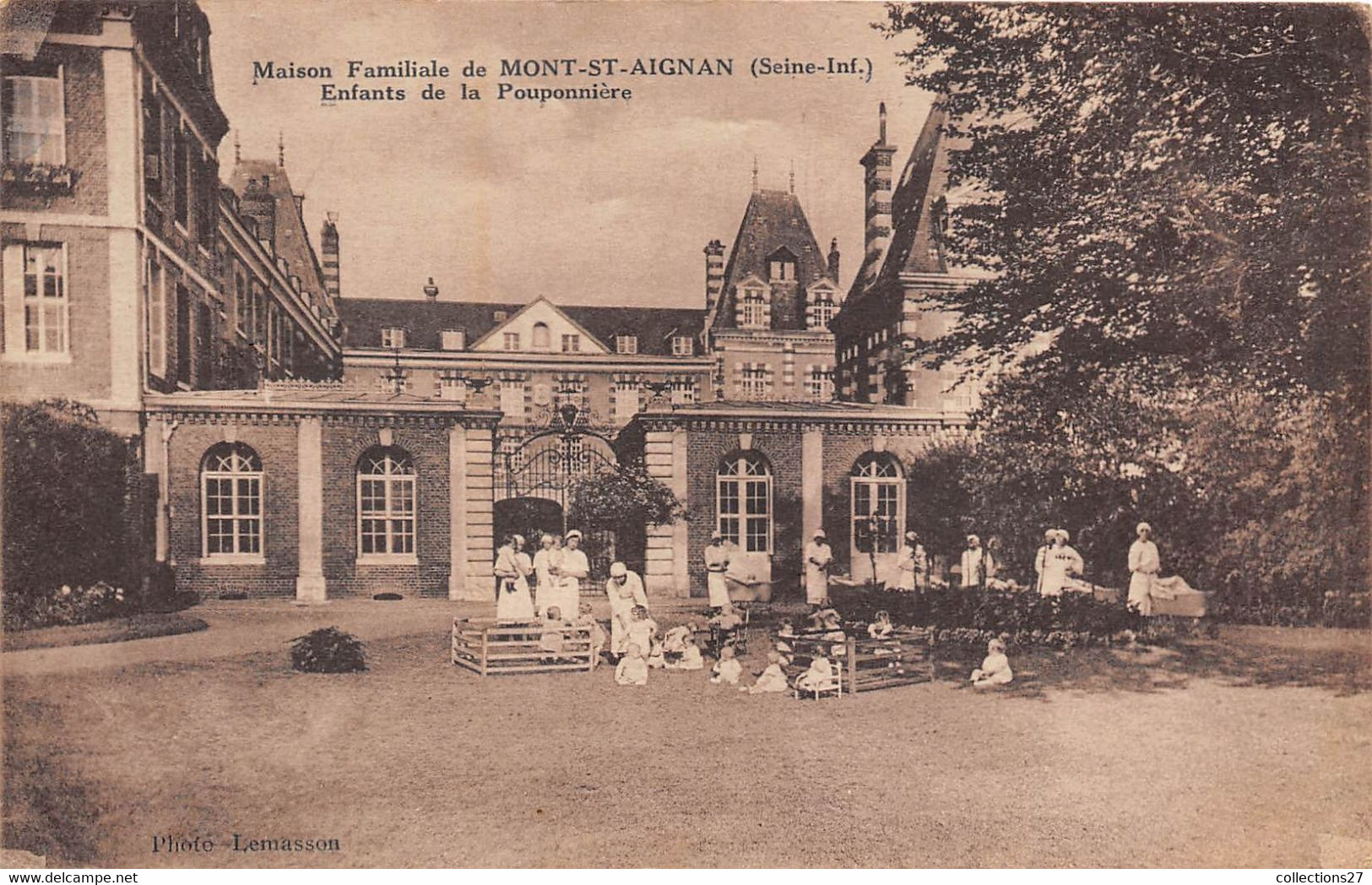 76-MONT-SAINT-AIGNAN- MAISON FAMILIALE , ENFANTS DE LA POUPONNIERE - Mont Saint Aignan