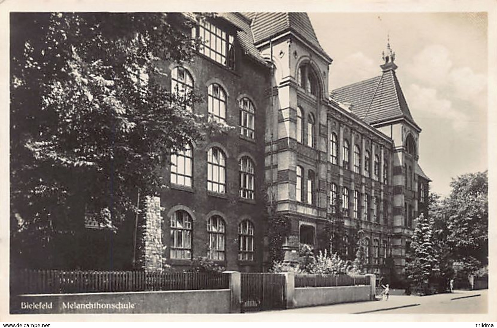 Bielefeld (NW) Melanchthonschule Verlag Cramers Kunstanstalt, Dortmund - Bielefeld