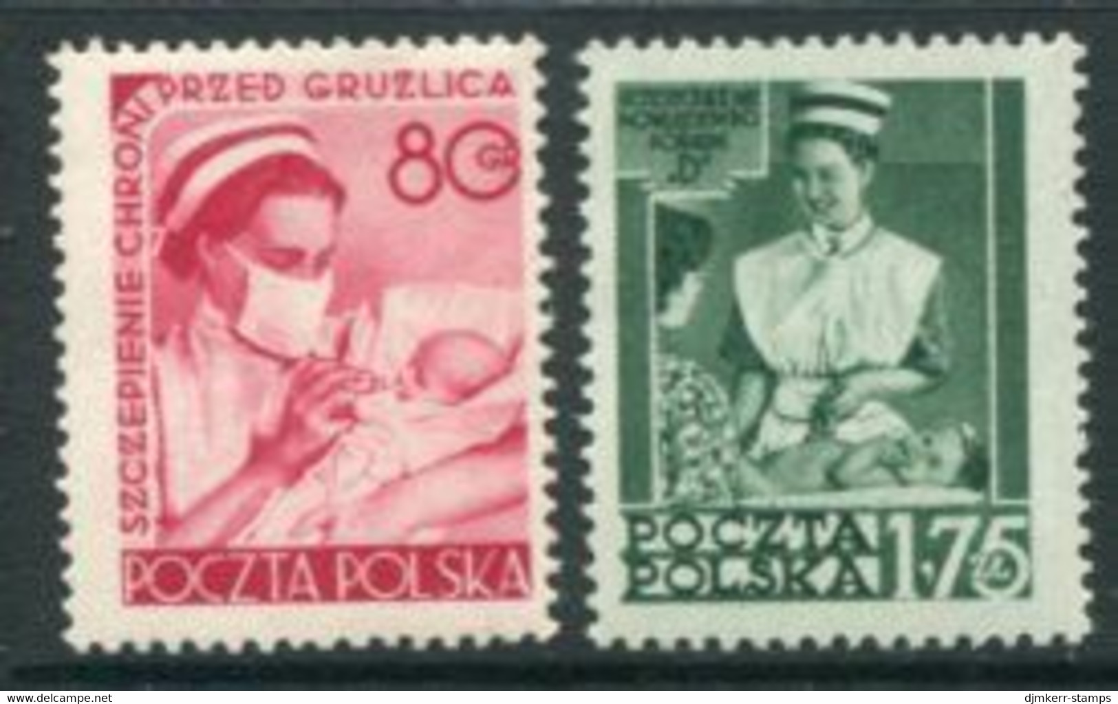 POLAND 1953 Health Service LHM / *.  Michel 816-17 - Nuovi