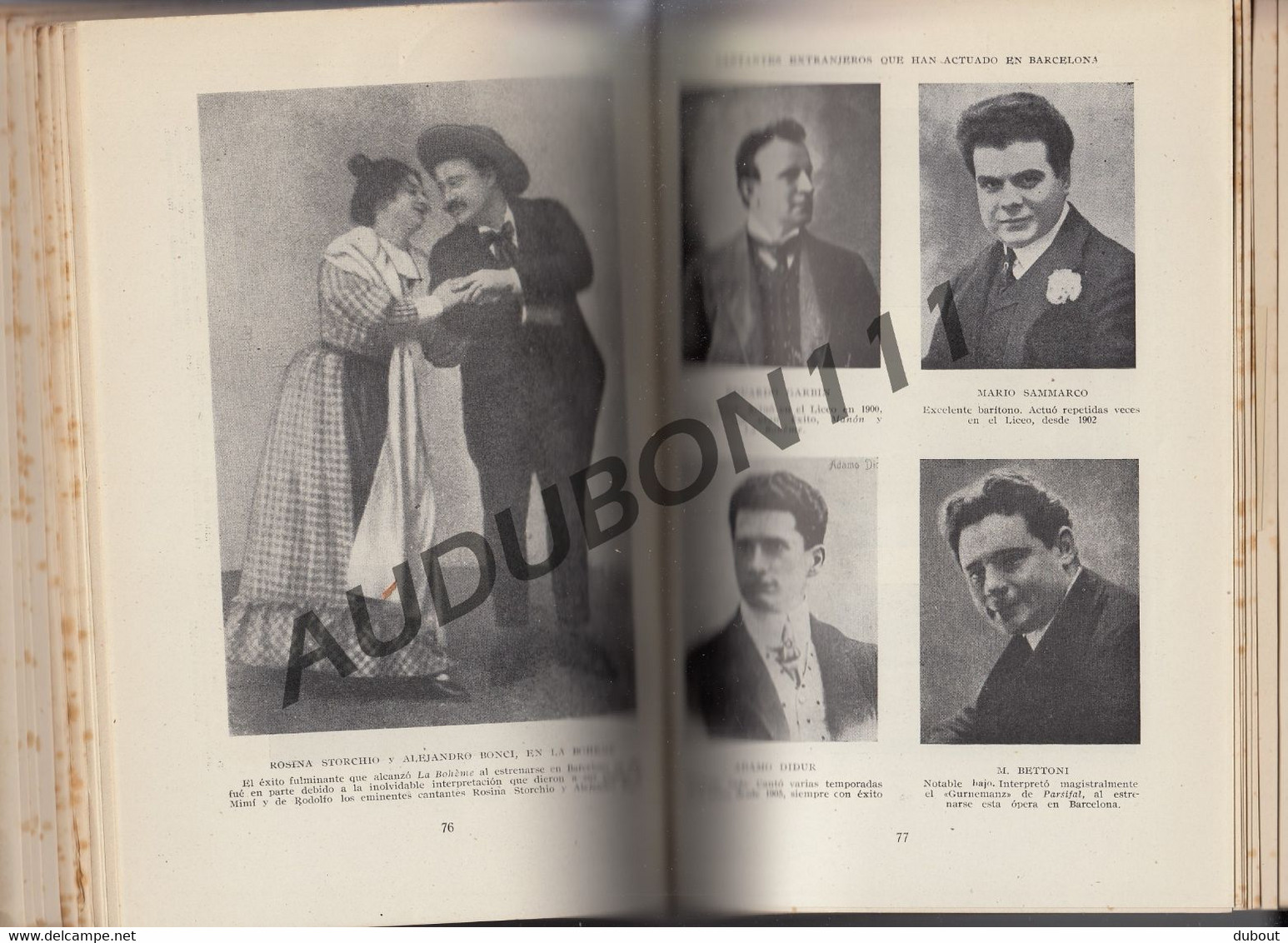 Espagne: Barcelona La Opera en Los Teatros - J. Subira 1946 Tomo 1 + 2 (U55-56)