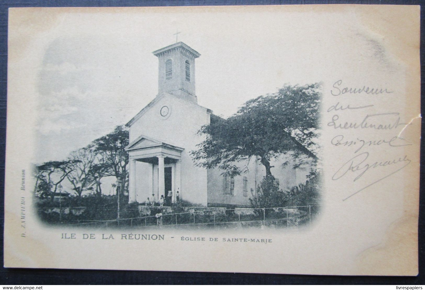 Reunion Ile Eglise  De Sainte Marie  Cpa Zampiero - Other & Unclassified
