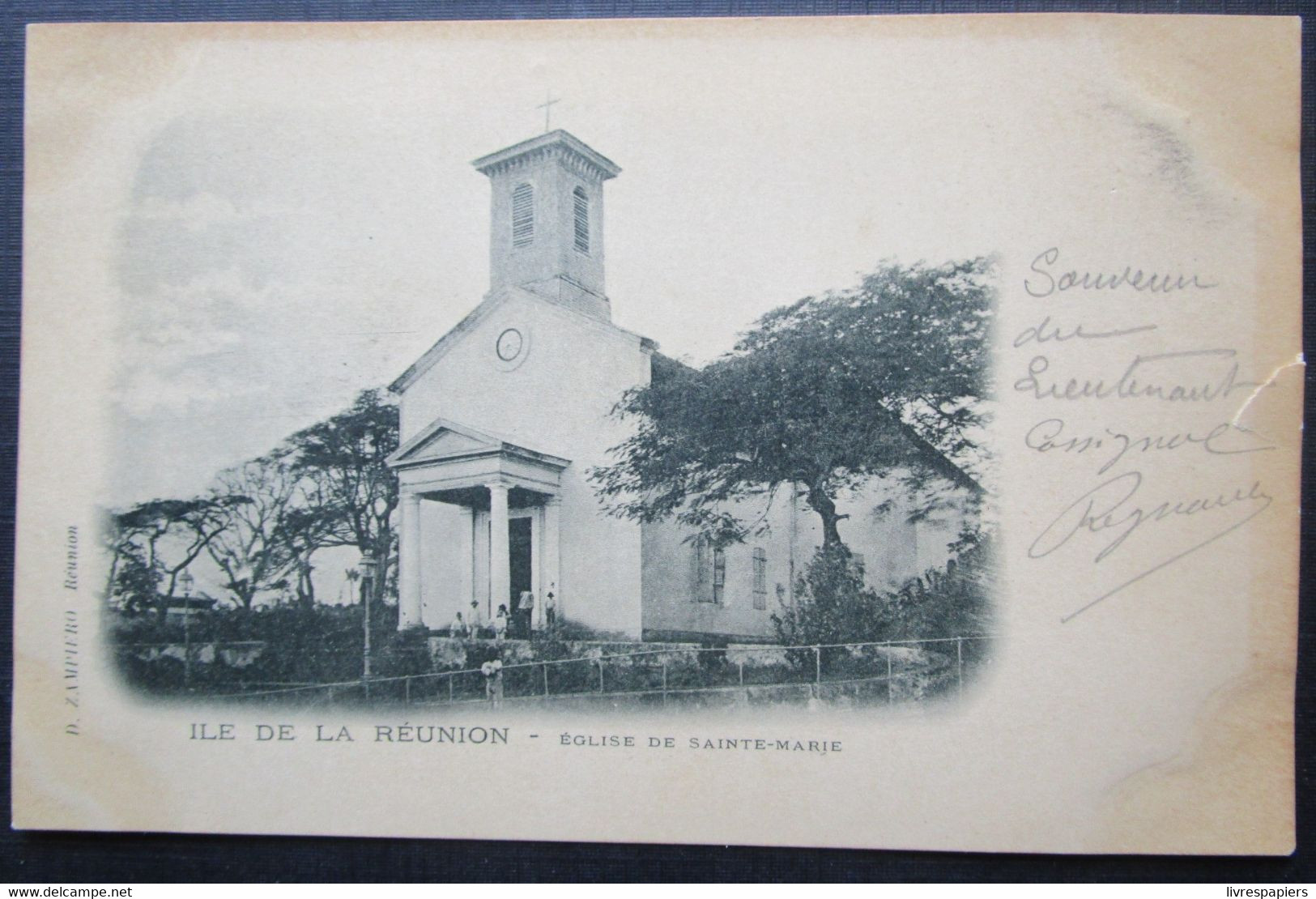 Reunion Ile Eglise  De Sainte Marie  Cpa Zampiero - Sonstige & Ohne Zuordnung