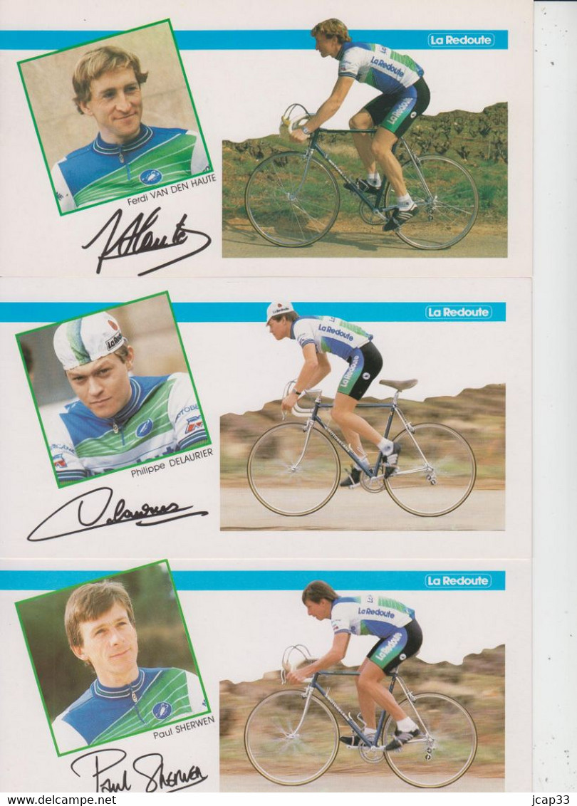 CYCLISME  -  GROUPE SPORTIF LA REDOUTE  -  LOT DE 24 CARTES  -