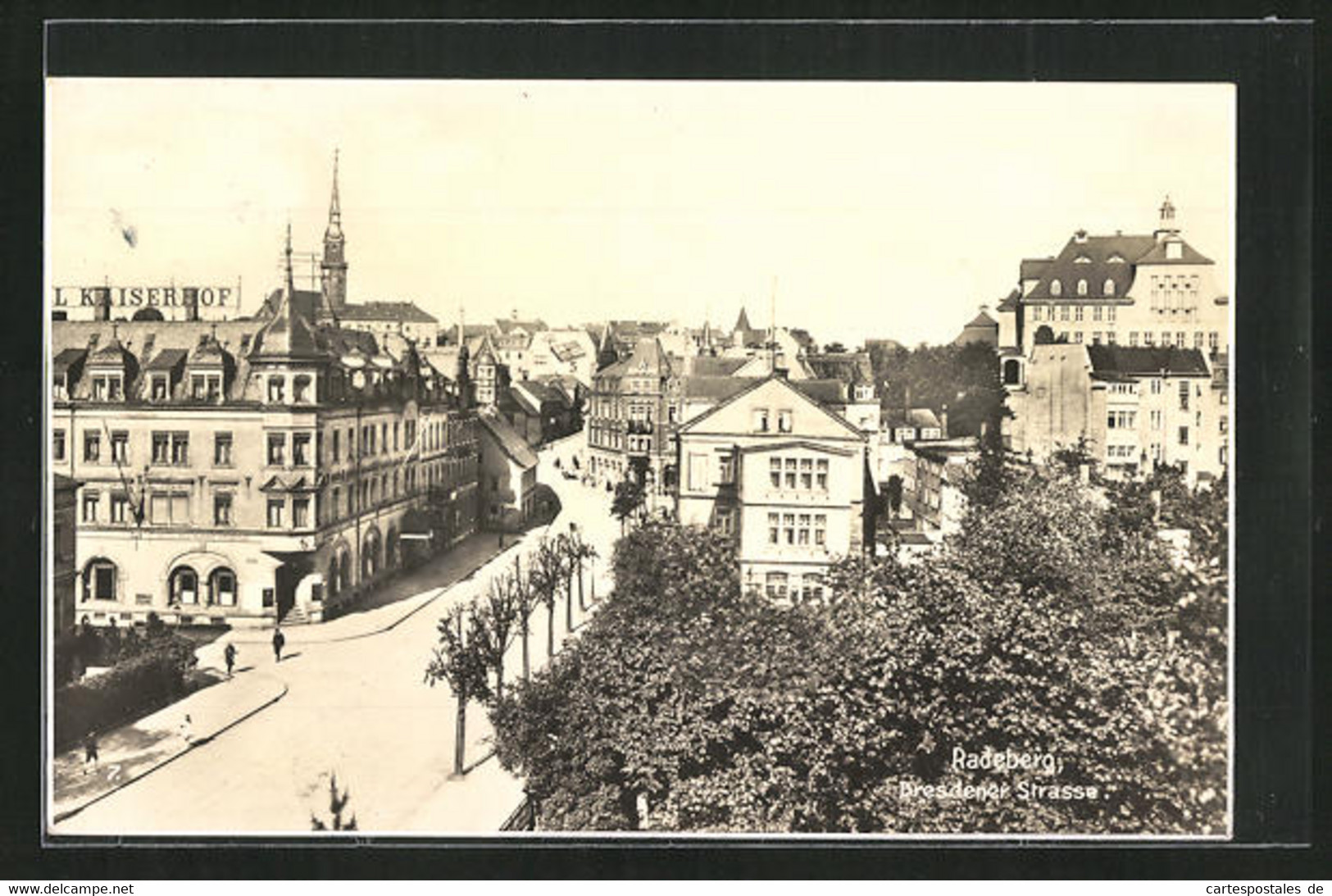 AK Radeberg, Hotel Kaiserhof In Der Dresdener Strasse - Radeberg