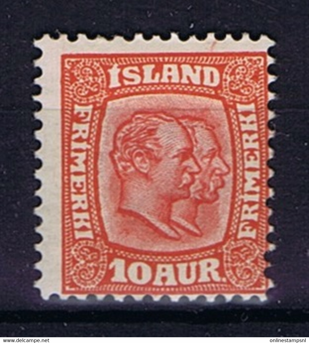 Iceland: 1907 Mi Nr 53  MH/*, Mit Falz, Avec Charnière - Unused Stamps