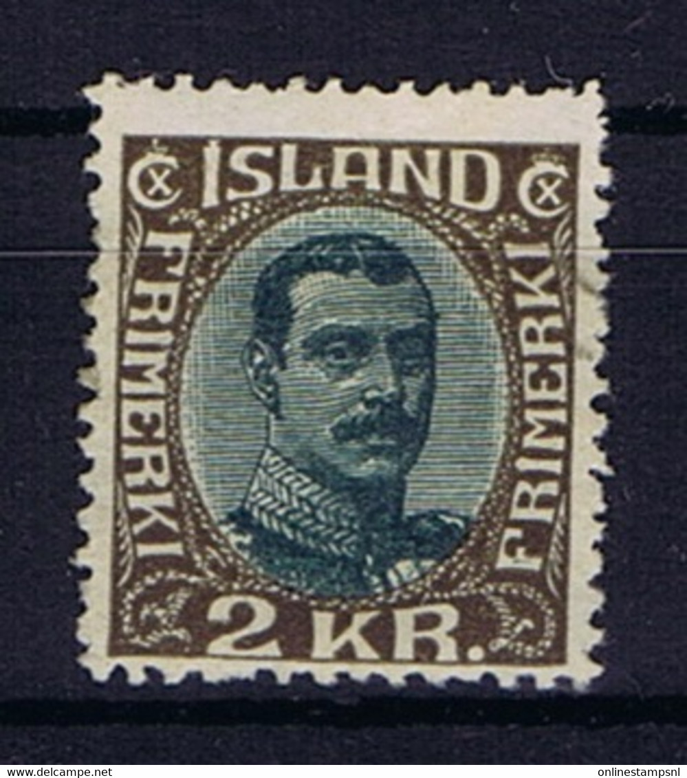 Iceland: 1920 Mi Nr 97 MH/*, Mit Falz, Avec Charnière Very Light Hinged - Ungebraucht