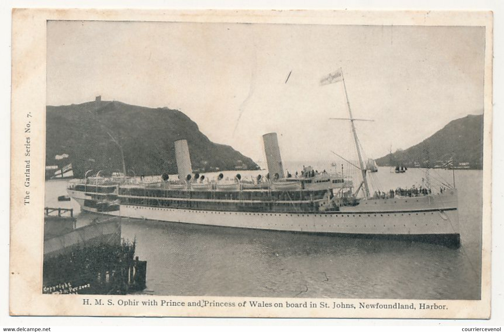 CPA - CANADA - St Johns, Terre Neuve - H.M.S. Ophir With Prince And Princess Of Wales On Board In St Johns... - St. John's