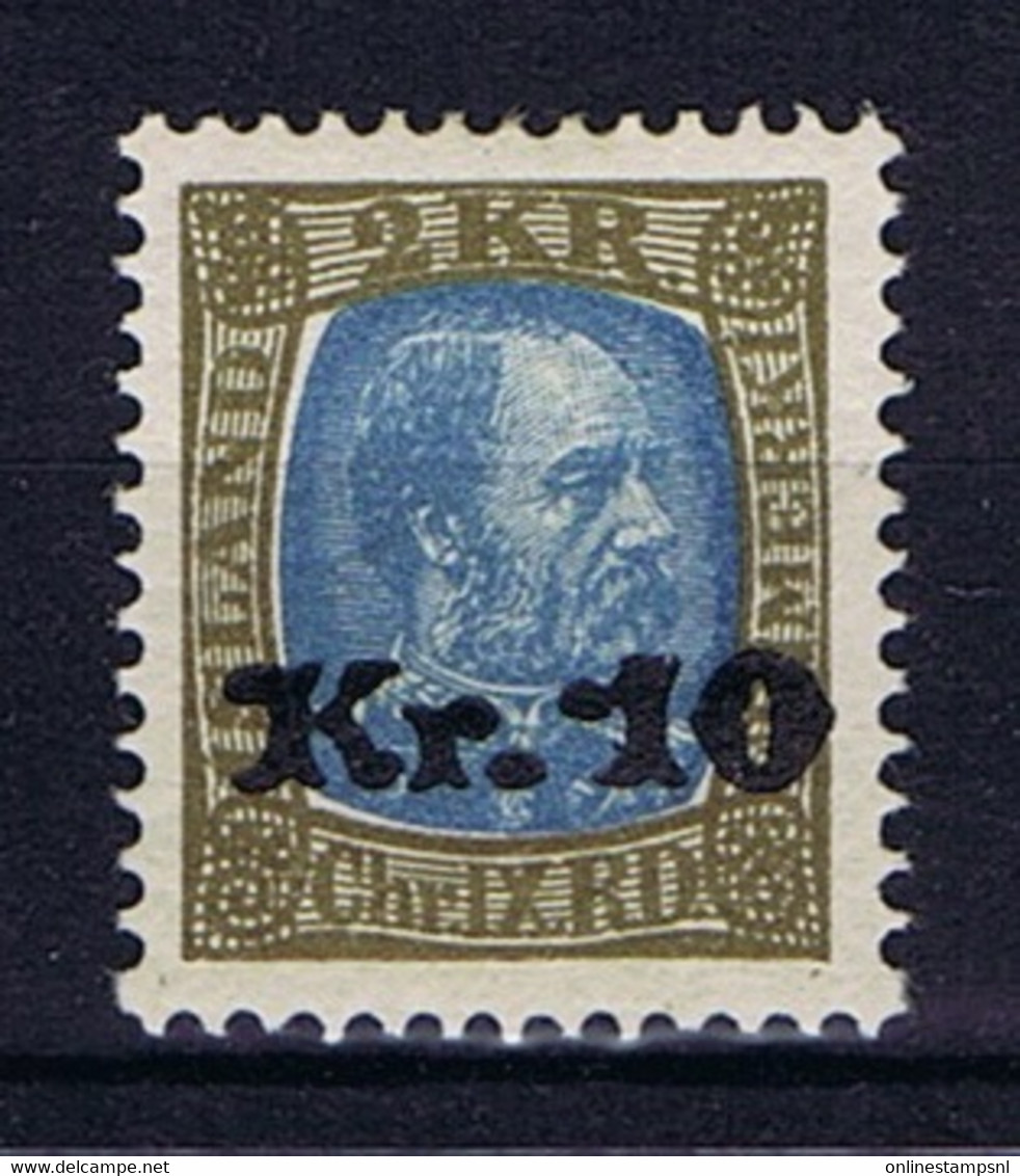 Iceland: 1929 Mi Nr 124 MH/*, Mit Falz, Avec Charnière Very Light Hinged - Unused Stamps