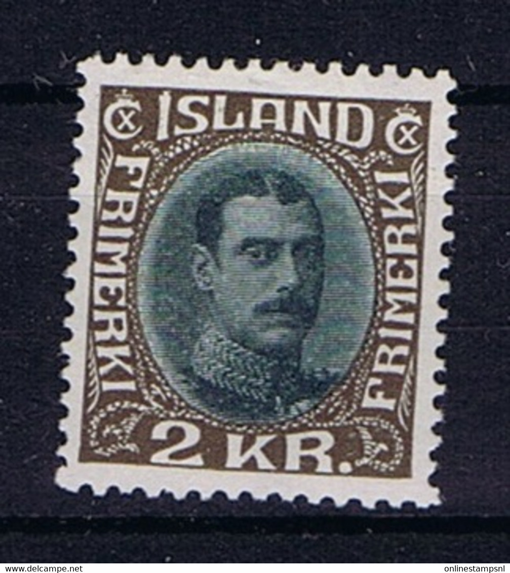 Iceland: 1931 Mi Nr 166 MH/*, Mit Falz, Avec Charnière - Neufs