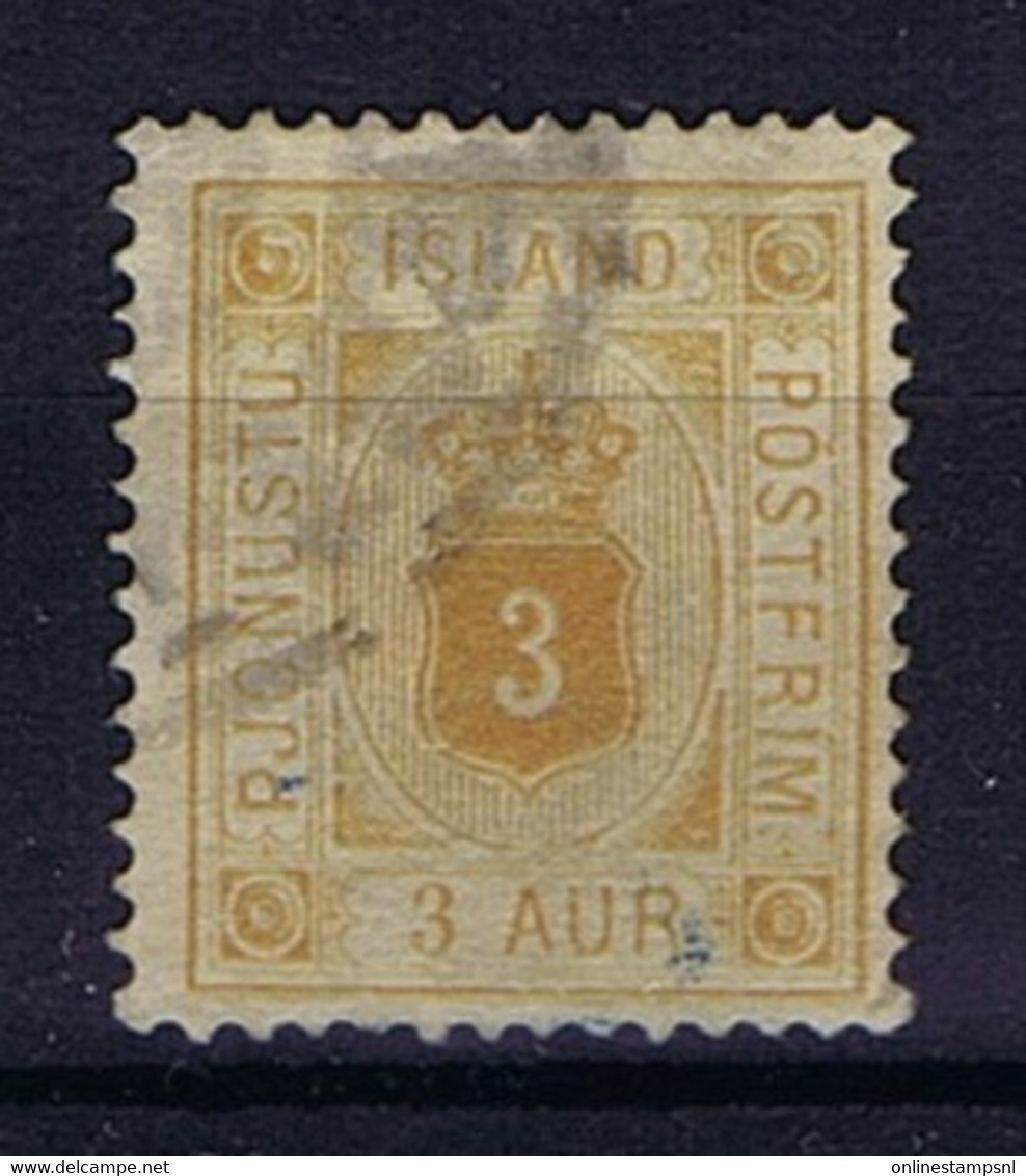 Iceland: Dienst / Service  Mi Nr 3A Used - Oficiales