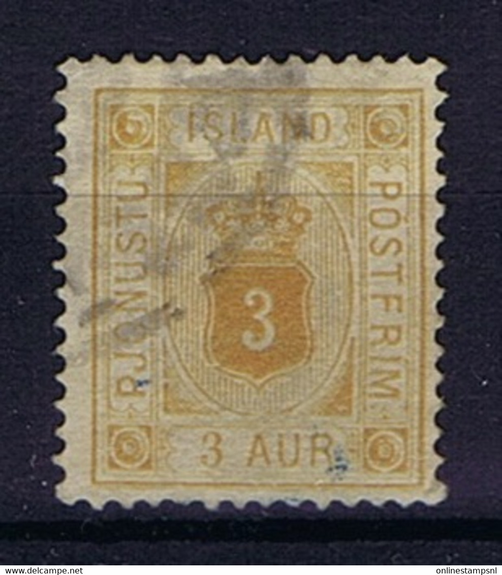 Iceland: Dienst / Service  Mi Nr 3A Used - Servizio