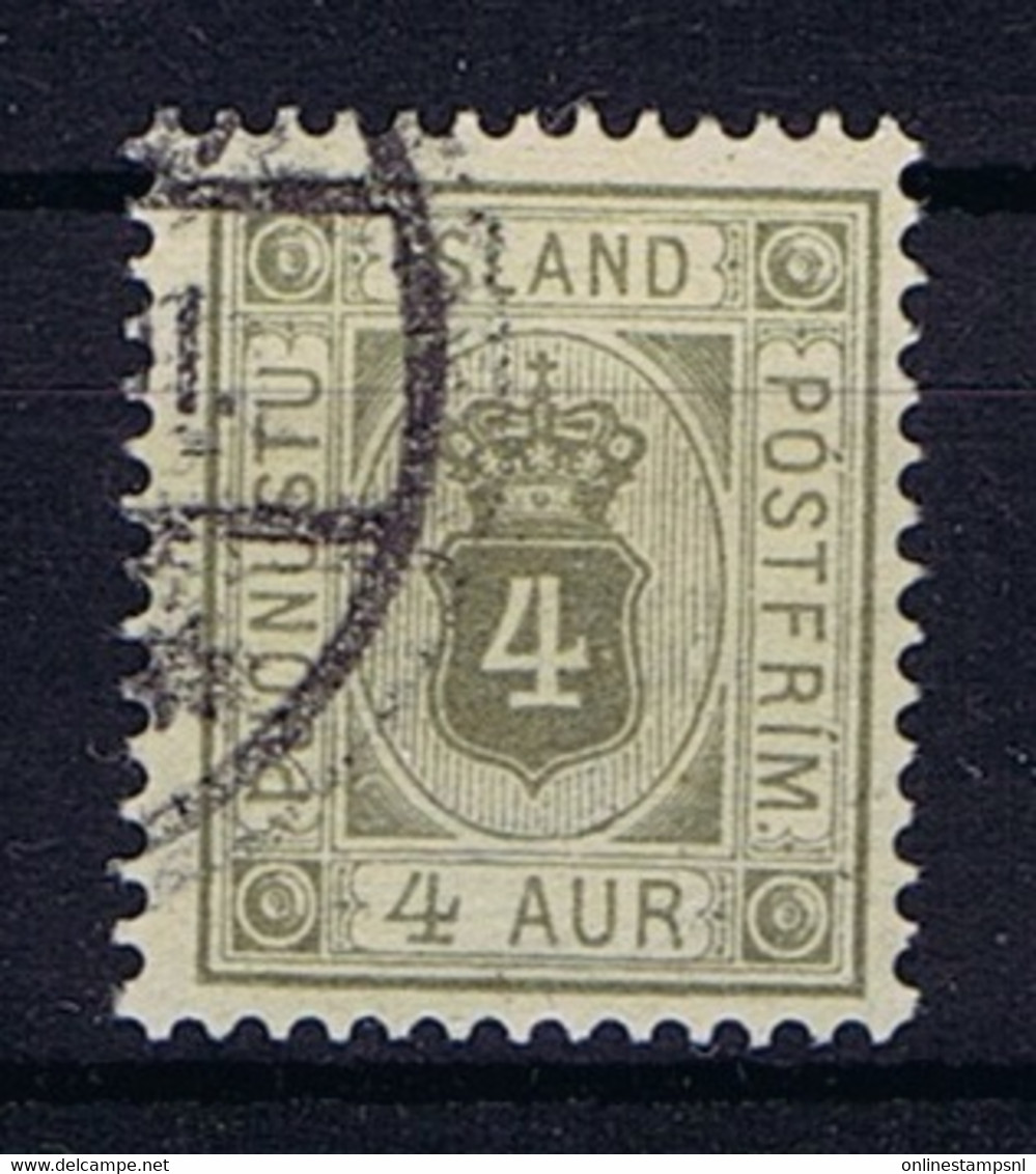 Iceland: Dienst / Service  Mi Nr 9 Used  1900 - Servizio