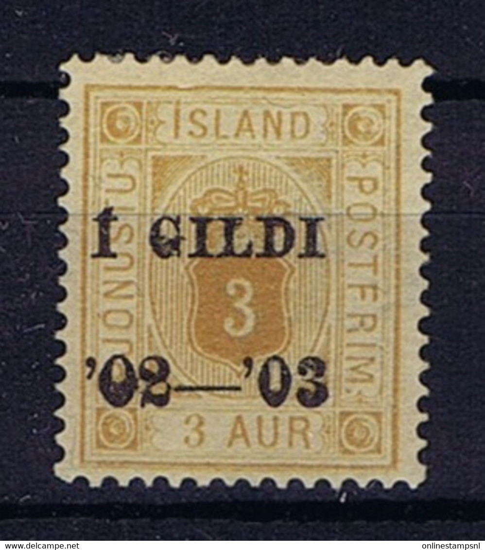 Iceland: Dienst / Service  Mi Nr 10a MH/*, Mit Falz, Avec Charnière  Perfo 14:13,50 - Officials