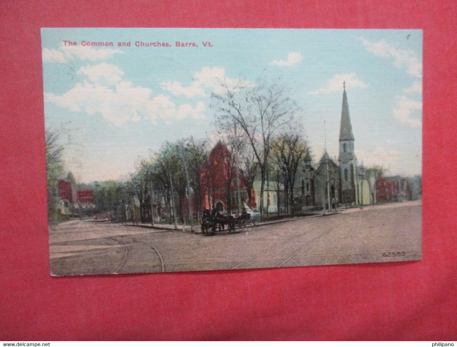 The Common & Churches   Barre - Vermont > Barre     Ref 5037 - Barre