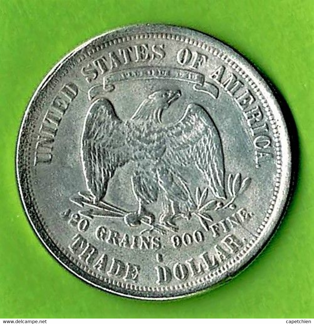 USA / 1 DOLLAR / 1877 / FAUX ( D'origine Asiatique ) ) FALSCHGELD / FAKE COIN - 1873-1885: Trade Dollars (Dollaro Da Commercio)