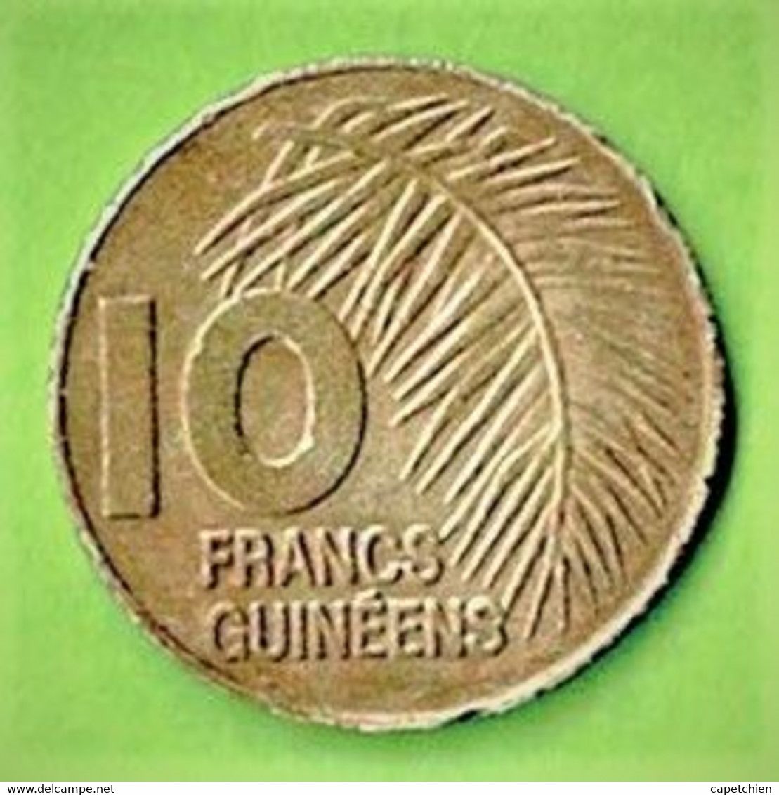 10 FRANCS GUINEENS / 1985 - Guinée