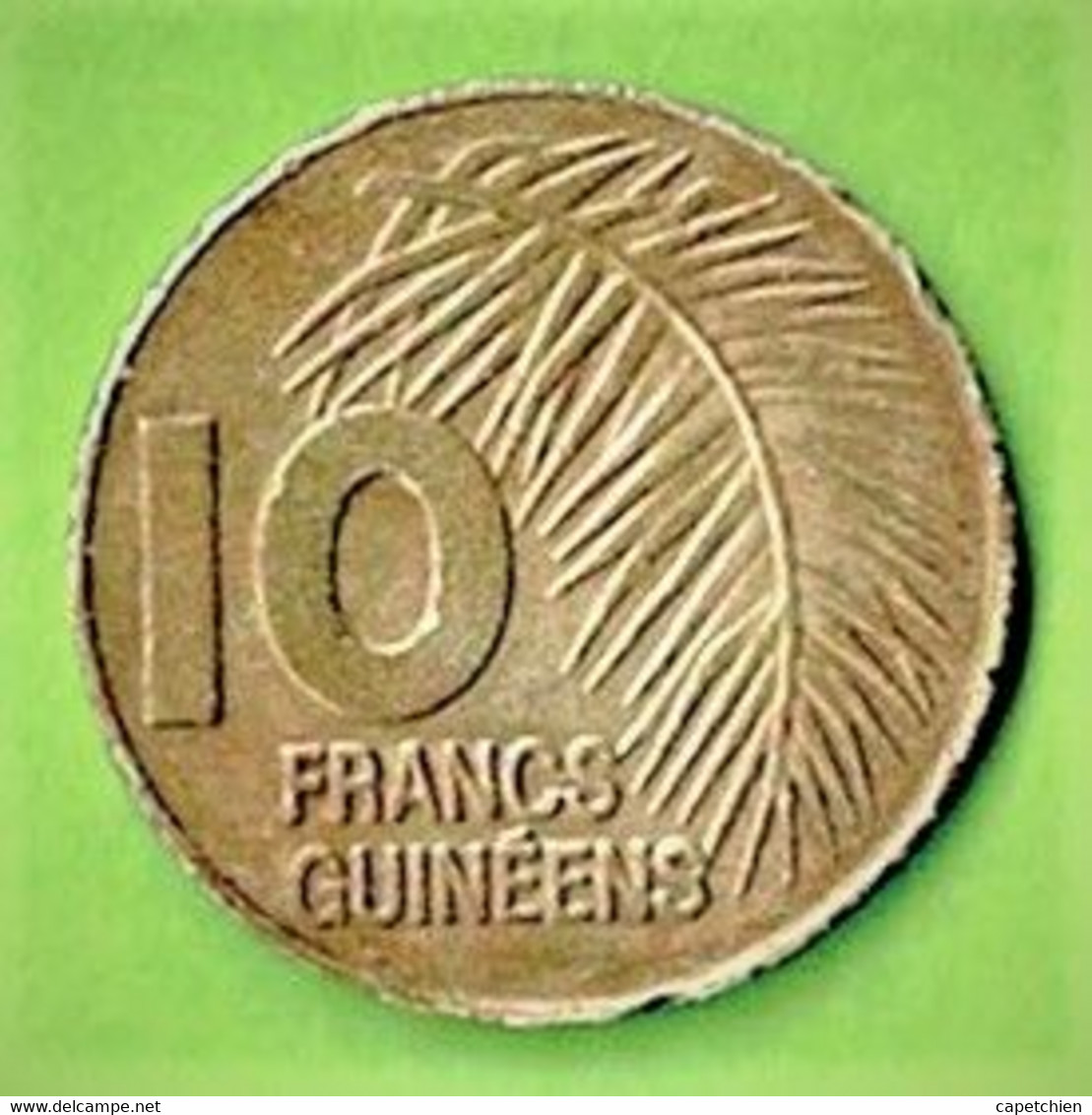 10 FRANCS GUINEENS / 1985 - Guinee