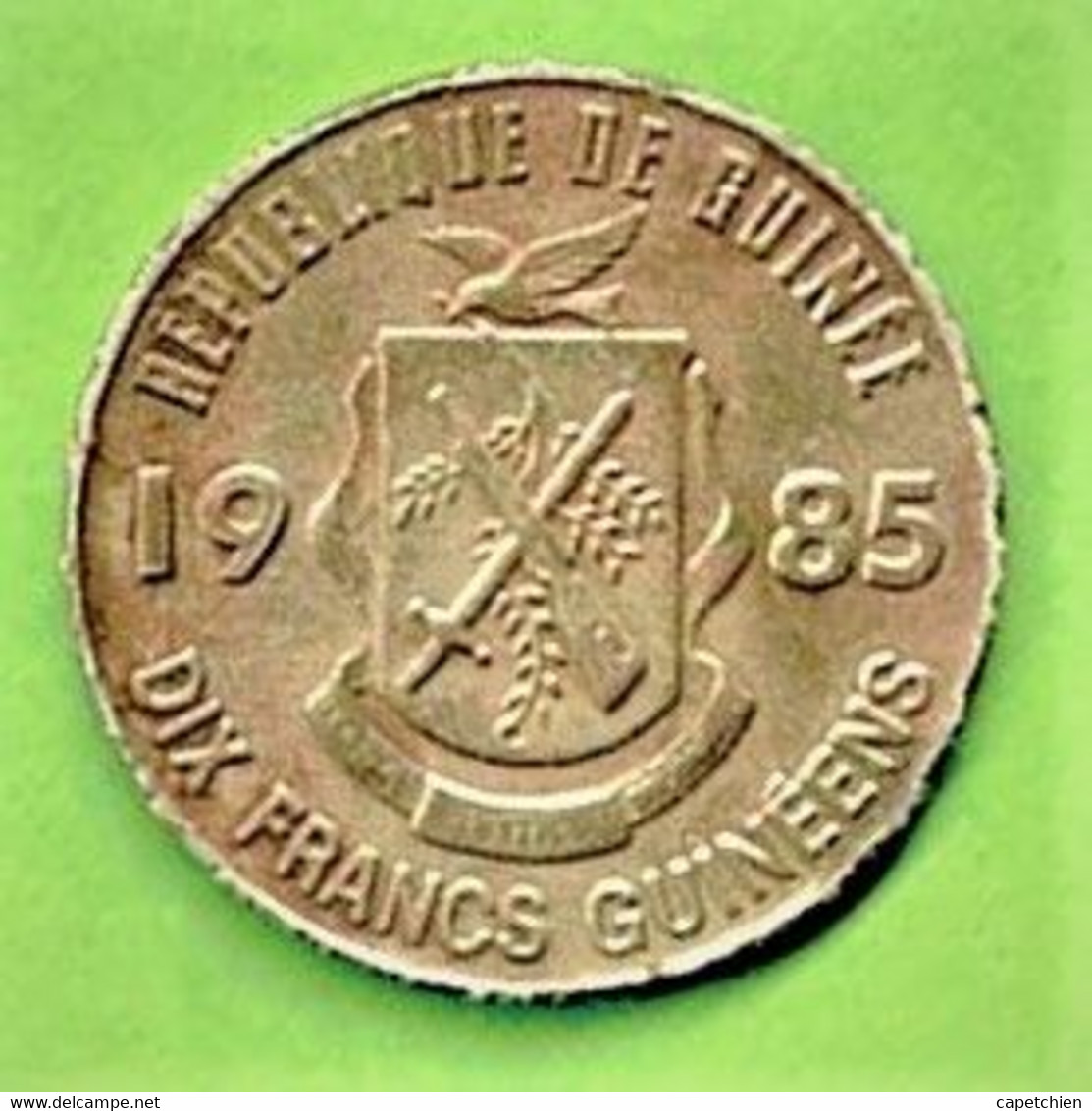 10 FRANCS GUINEENS / 1985 - Guinea