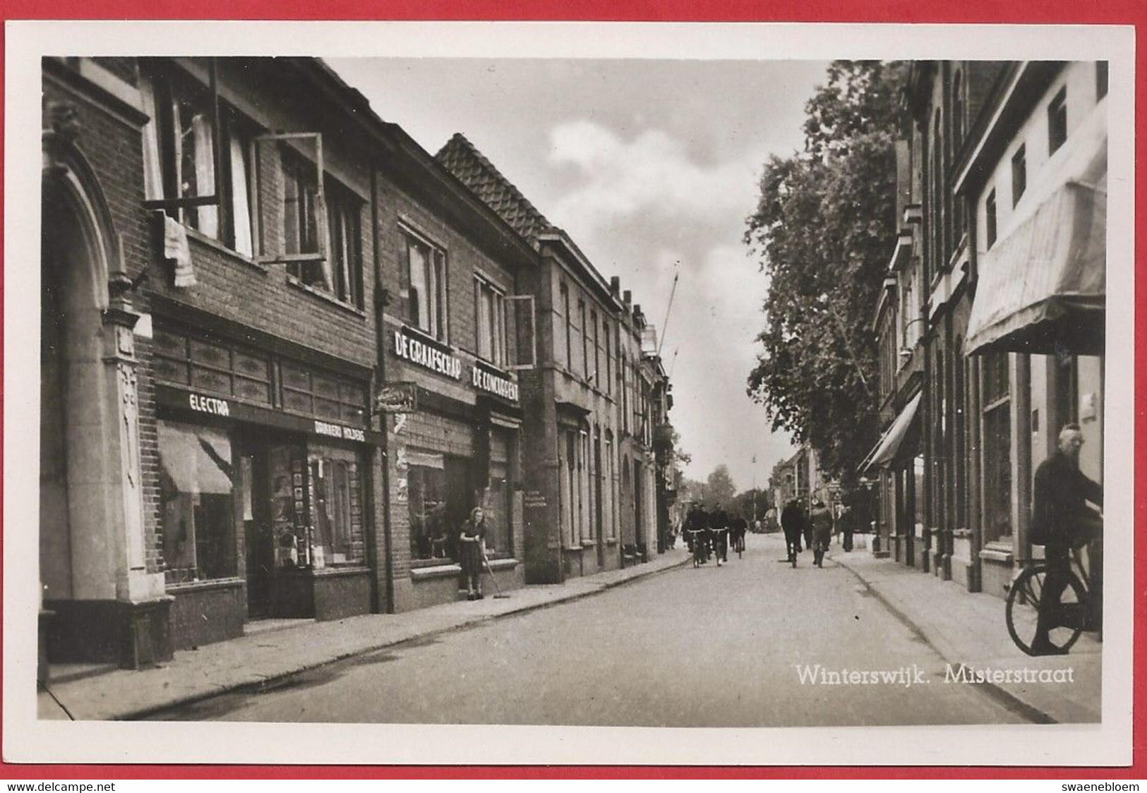 NL.- Winterswijk, MISTERSTRAAT. - DE GRAAFSCHAP - DE CONCURRENT.  Electra - DRUKKERIJ HOLDERS. Uitgave G.J. Albrecht. - Winterswijk