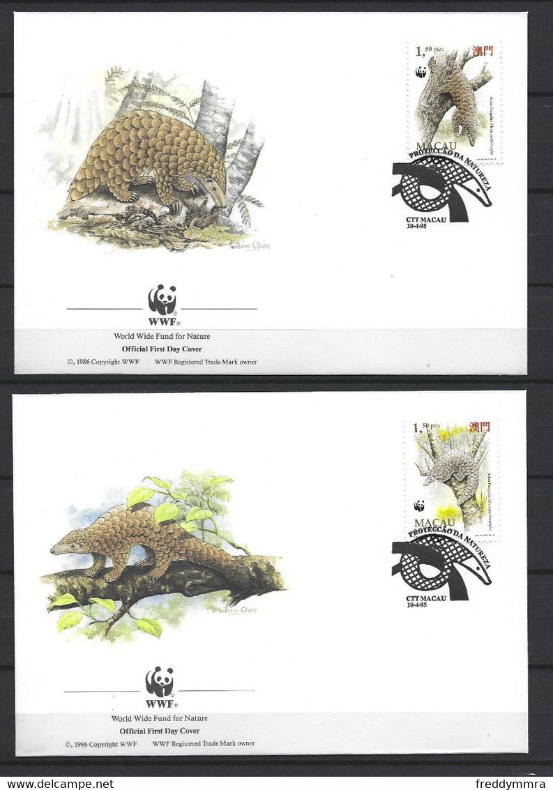 Macao: 758/ 761 Sur FDC -   WWF - FDC