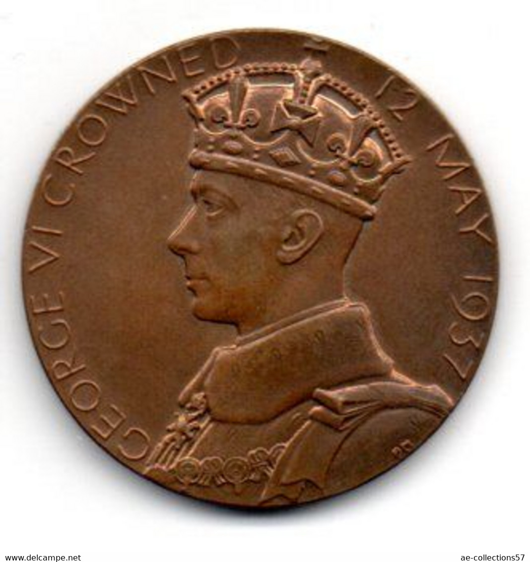 Grande Bretagne - Médaille 12 Mai 1937 Couronnement Georges VI SUP - Monarchia/ Nobiltà