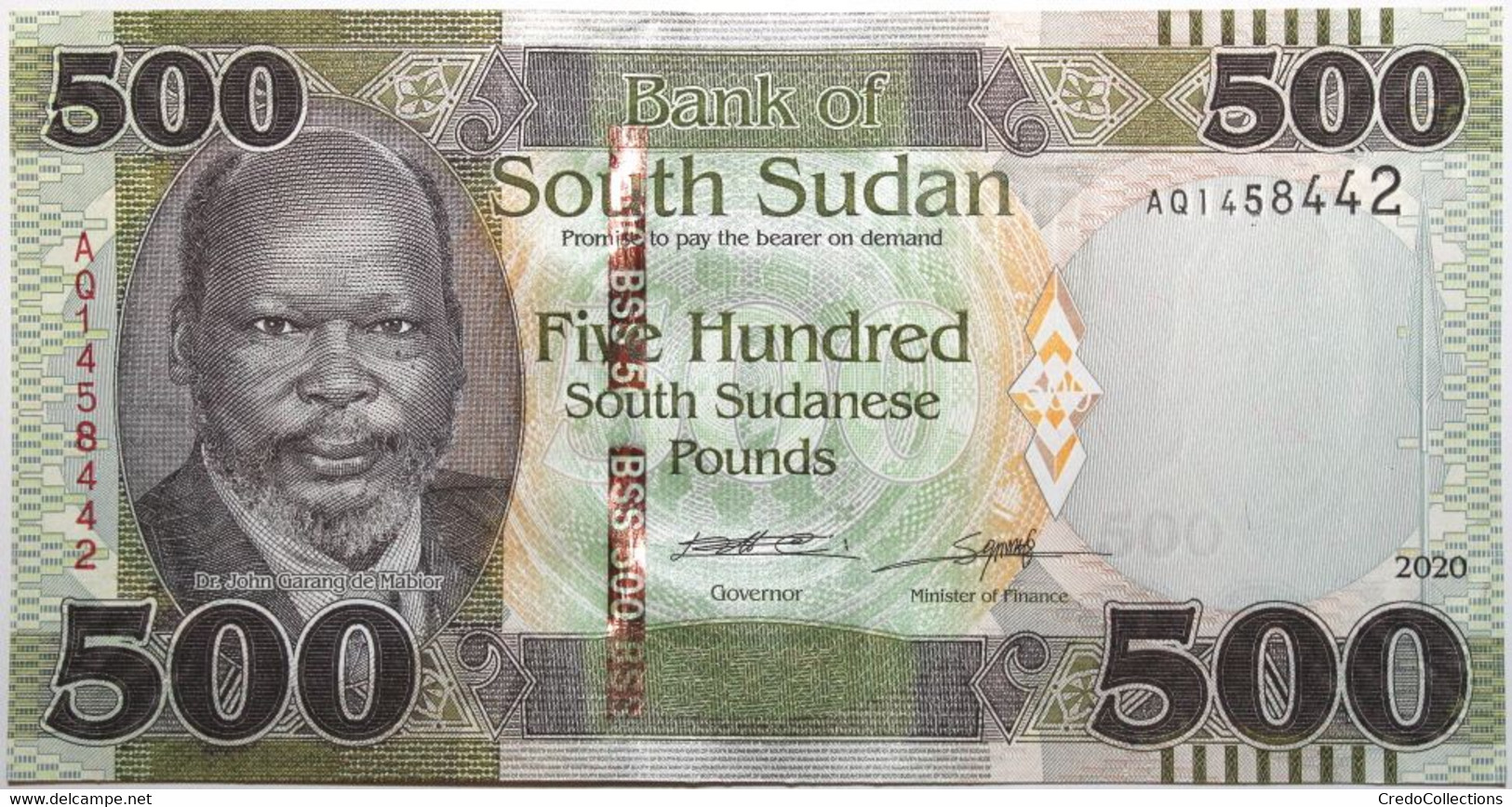 Soudan Du Sud - 500 Pounds - 2020 - PICK 16b - NEUF - Sudan Del Sud