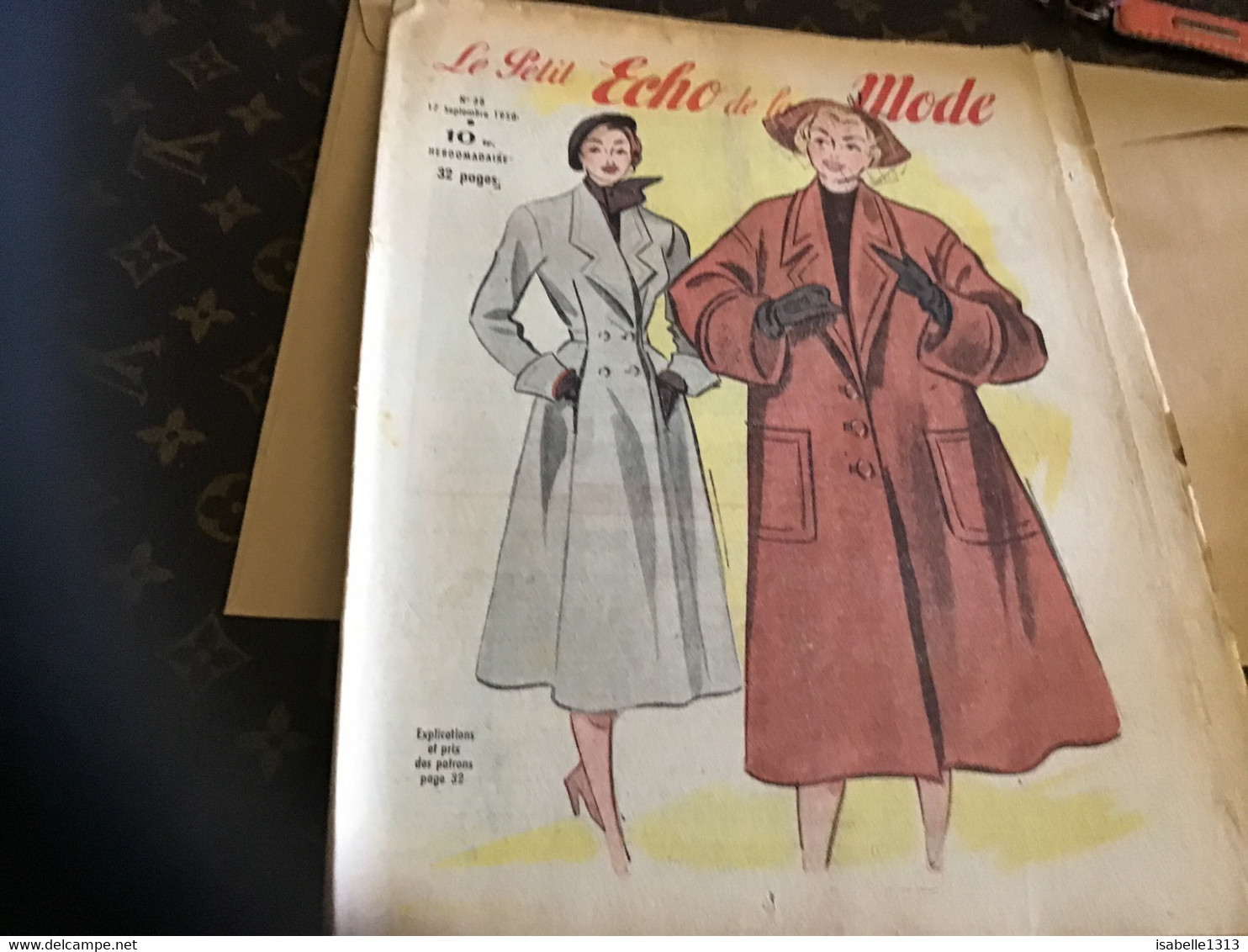 Le Petit écho De La Mode 1950 Paris Plus De Photos De L’intérieur Sur Demande - Lifestyle & Mode