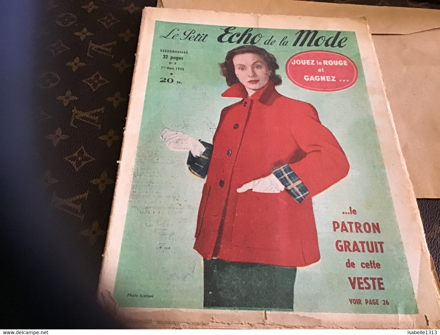 Le Petit écho De La Mode 1950 Paris Plus De Photos De L’intérieur Sur Demande Sans Le Patron - Fashion