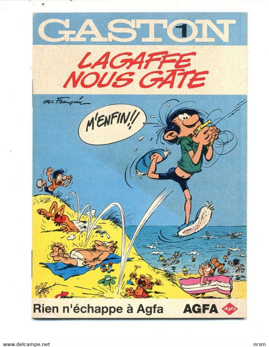 Bande Dessinée / GASTON LAGAFFE De Franquin / Mini Album Publicitaire - AGFA / N° 1 - Lagaffe Nous Gâte - Franquin